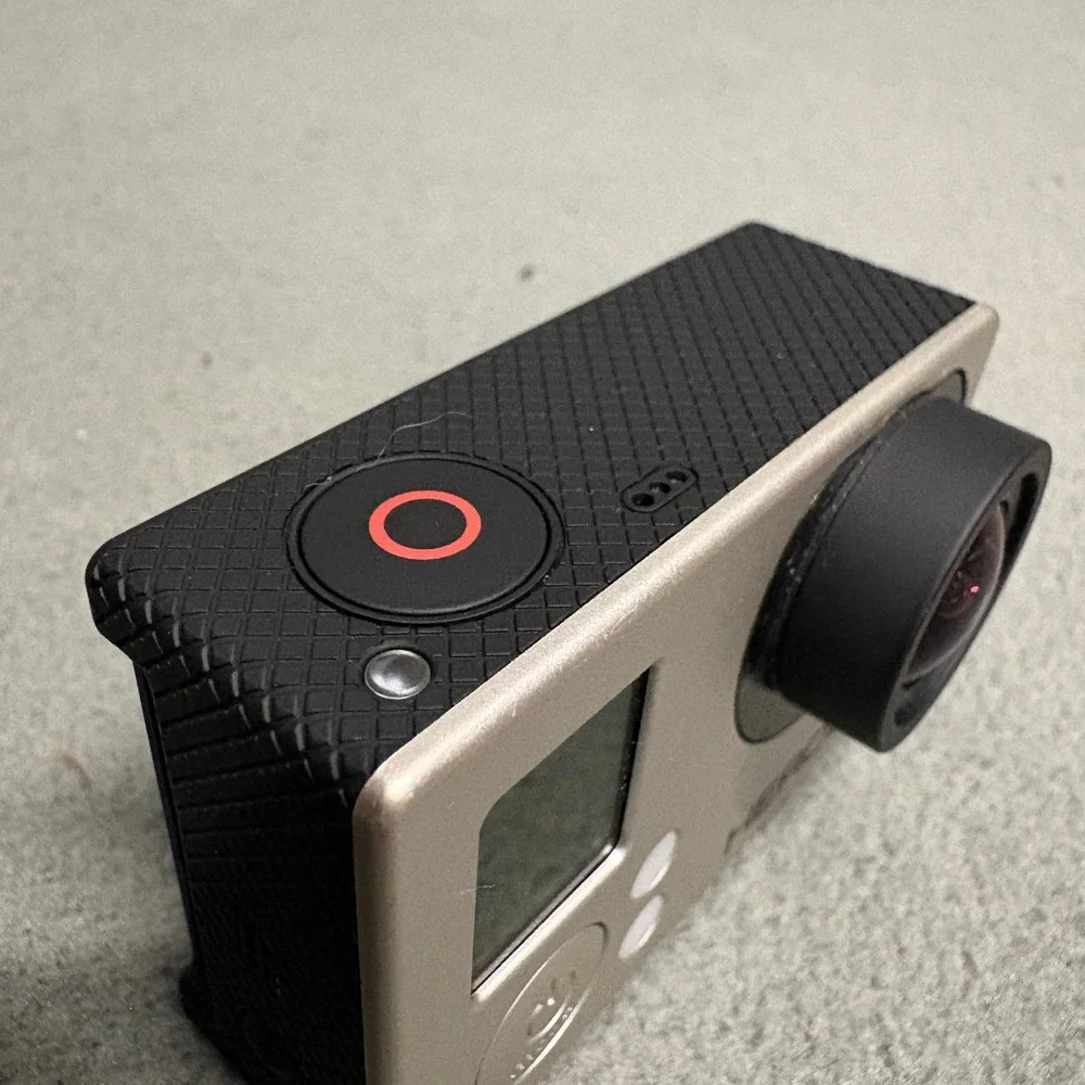 GoPro HERO3+ Action Camera Silver Black Excellent Condition With Case